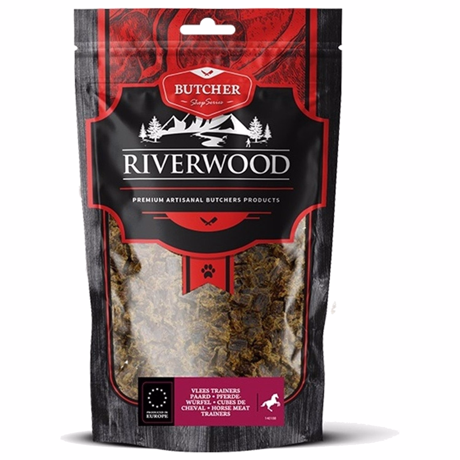 Riverwood 貓狗小食 - 風乾馬肉粒 150g