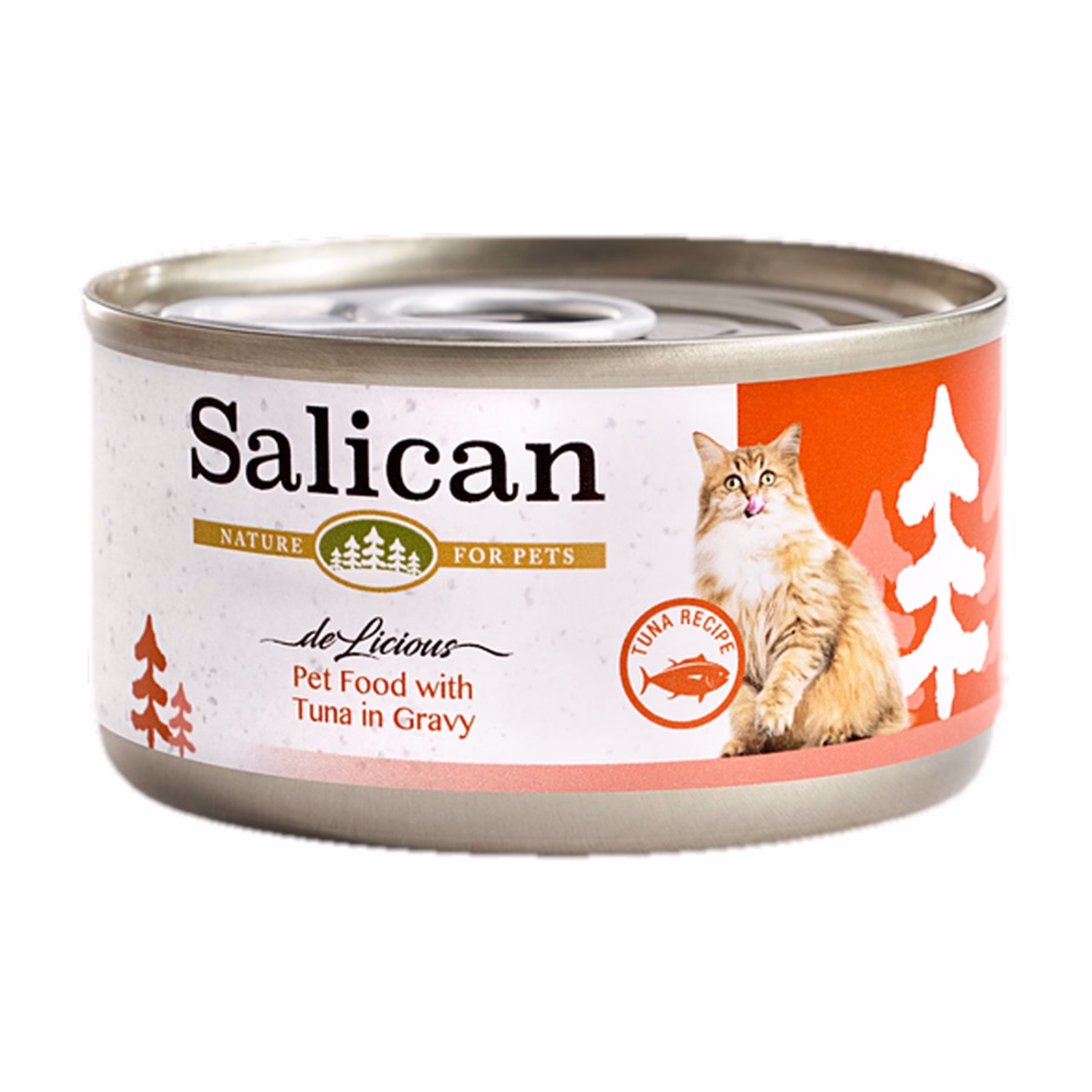 Salican Cat Can - Pet Food with Tuna in Gravy 85g