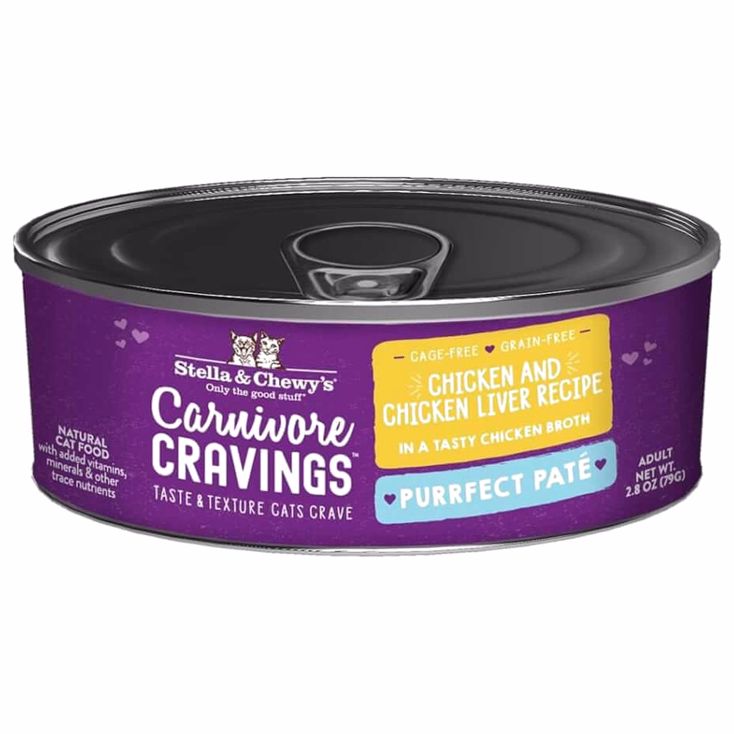 Stella & Chewys Cat Can Food - Carnivore Cravings - Chicken & Chicken Liver Pate
