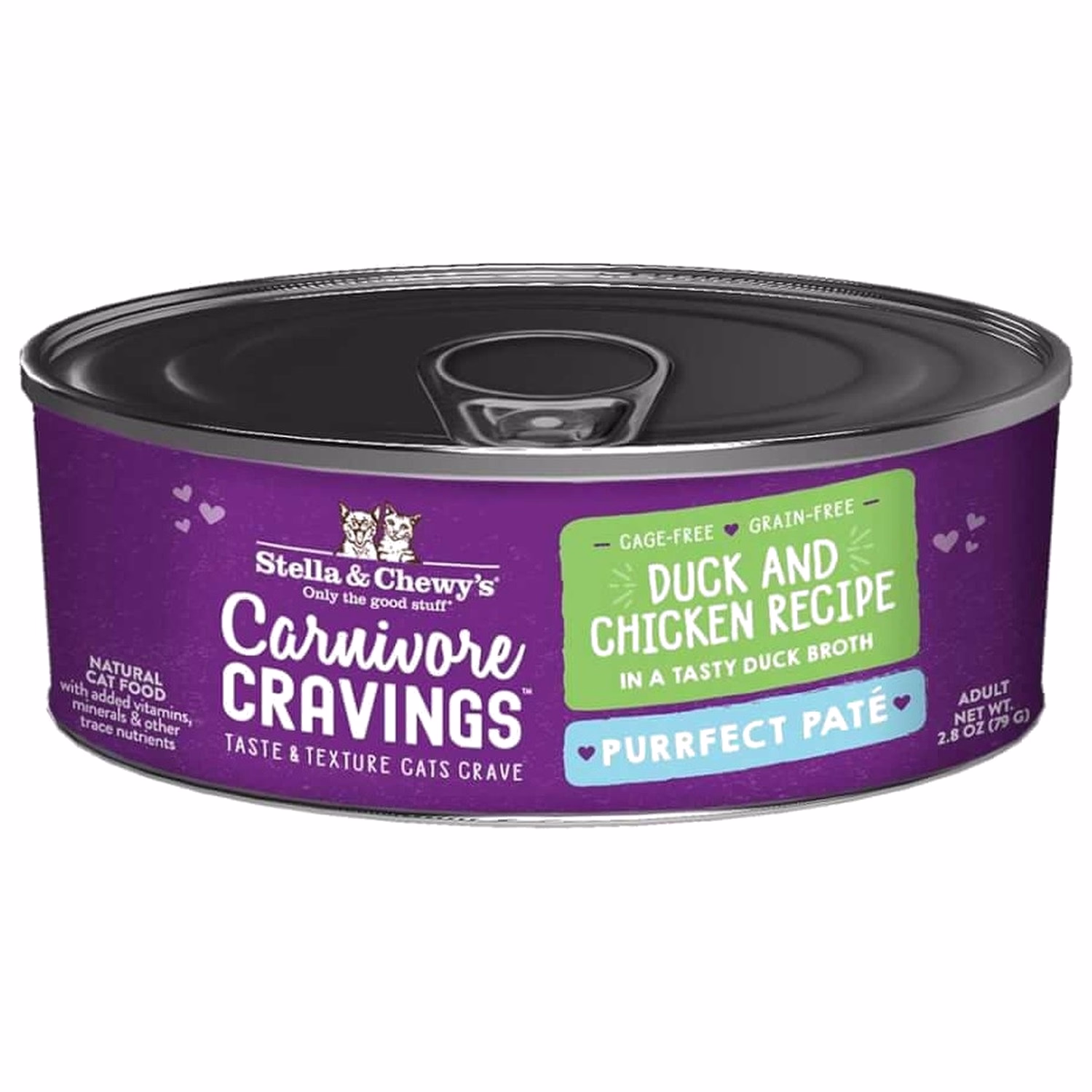Stella & Chewys Cat Can Food - Carnivore Cravings - Duck & Chicken Pate