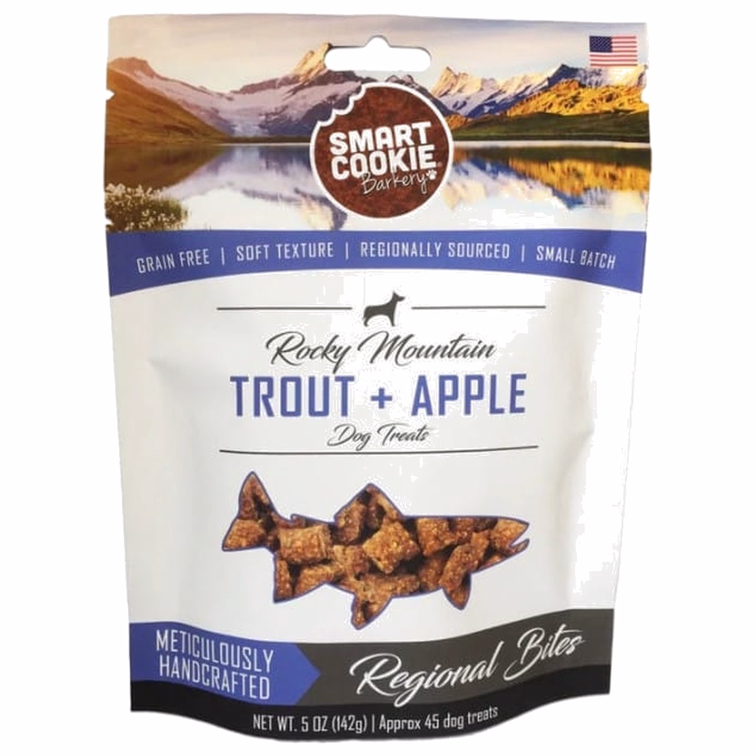 Smart Cookie Dog Soft Treat - Rocky Mountain - Trout + Apple 5oz