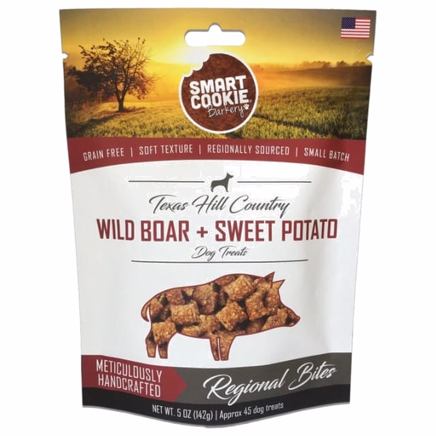 Smart Cookie Dog Soft Treat - Texas Hill Country - Wild Boar + Sweet Potato 5oz