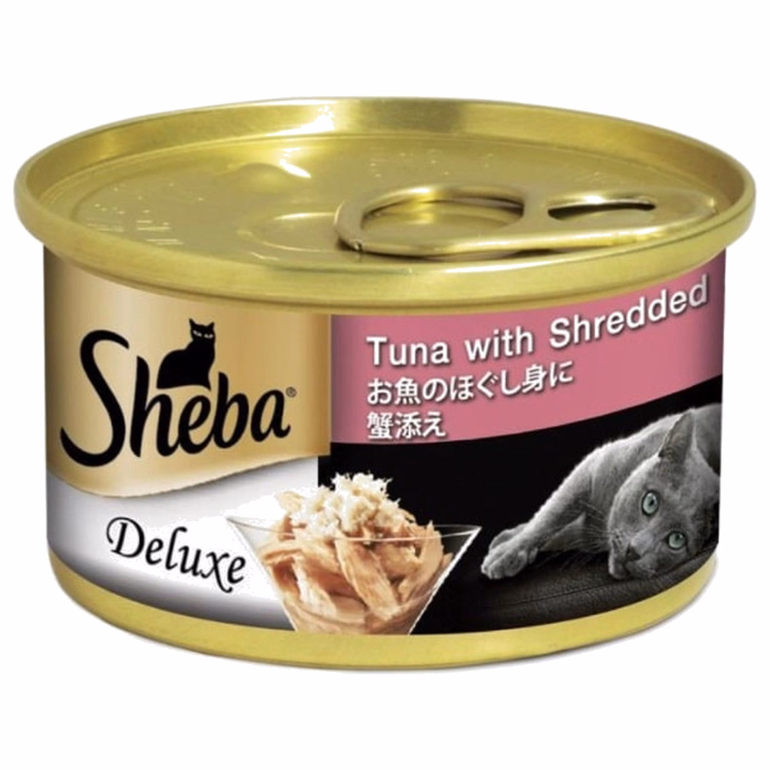 Sheba 貓罐頭 - 吞拿蟹肉 湯汁 85克