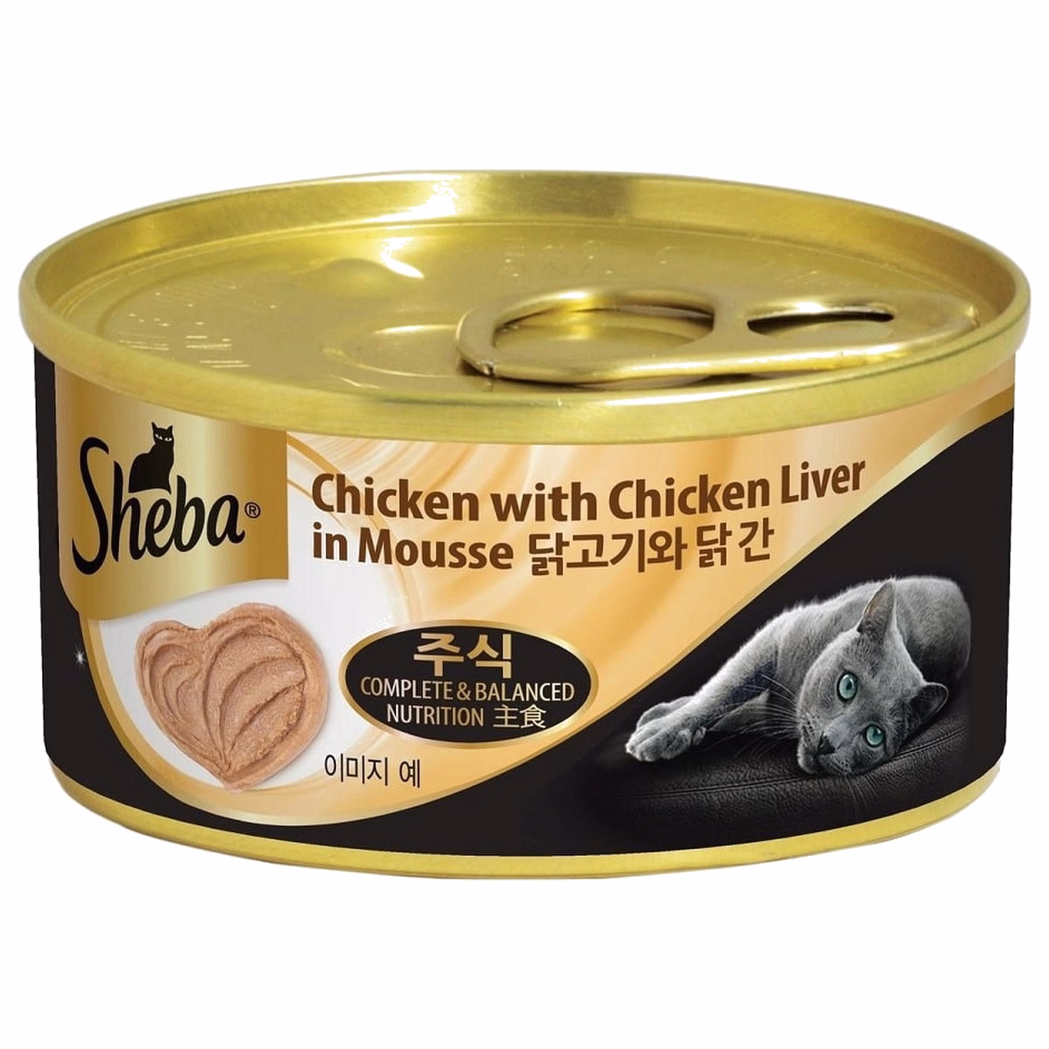 SHEBA Cat Can - Chicken with Chicken Liver in Mousse 70g