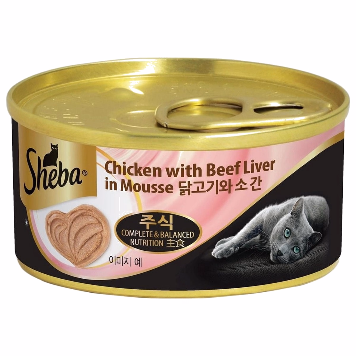 Sheba 貓主食罐 - 雞肉慕斯佐牛肝 70克