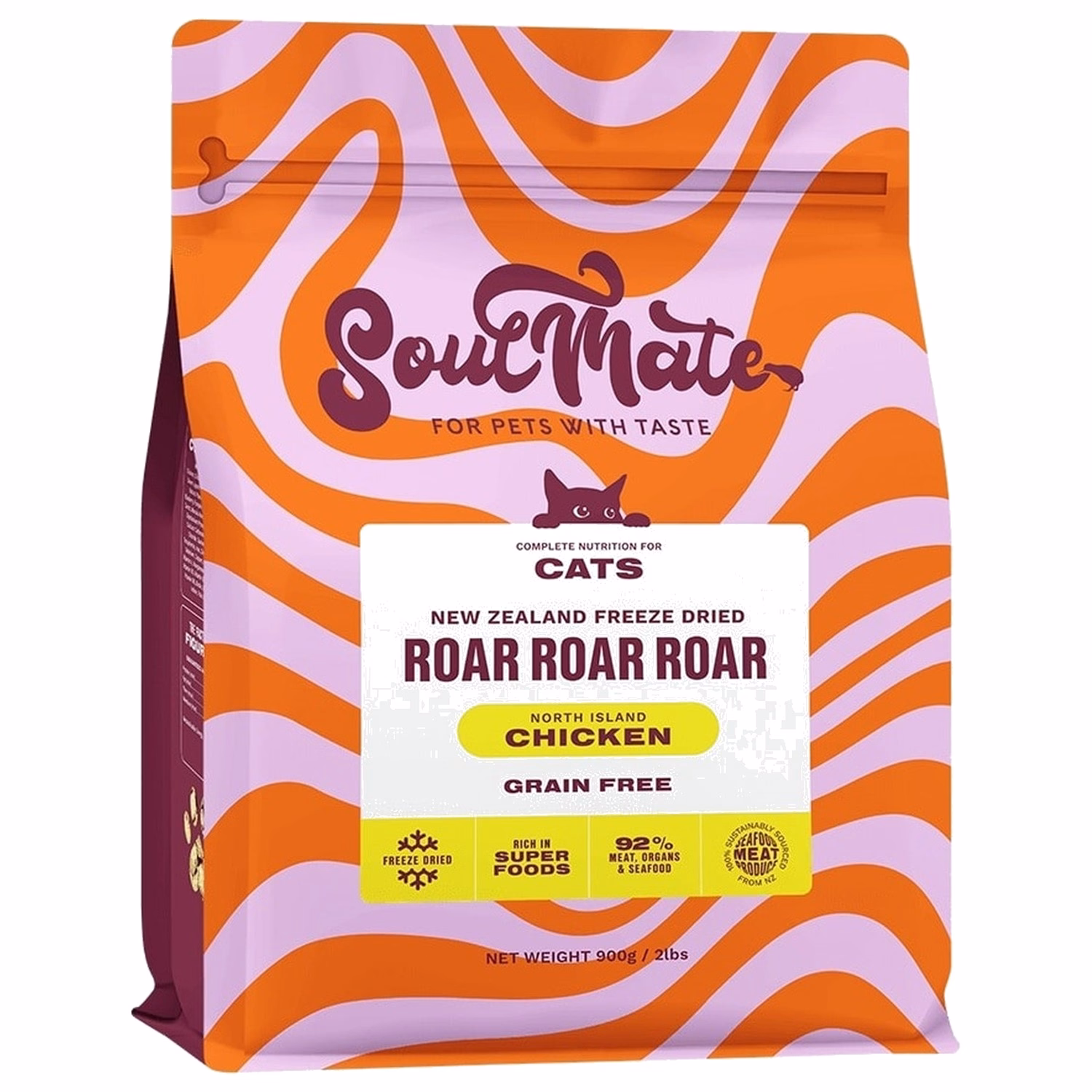 SoulMate Cat Food - Roar Roar Roar - Freeze-Dried Chicken