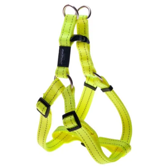 ROGZ Step-In Dog Harness - Neon Yellow XL