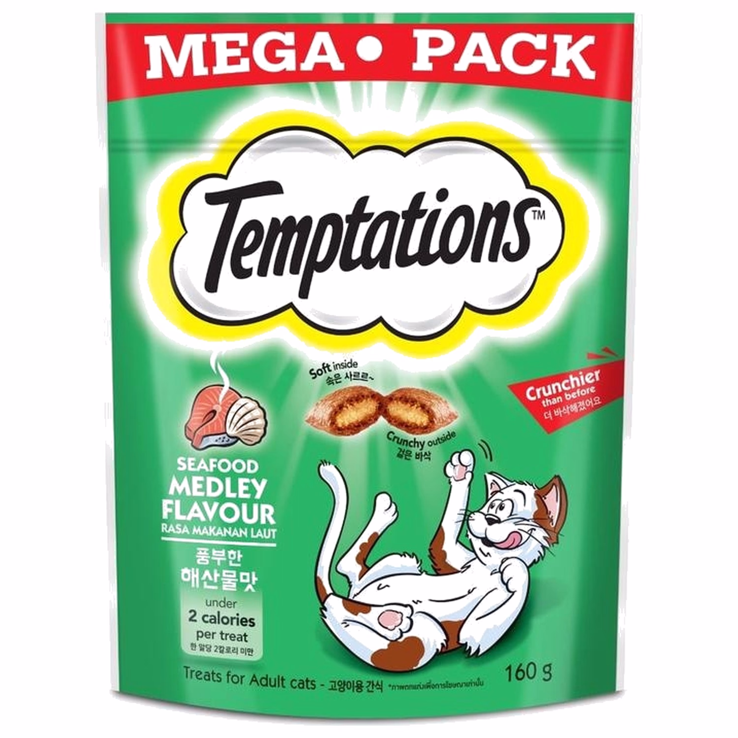 Temptations 超量裝 貓小食 - 海鮮百匯口味 160g