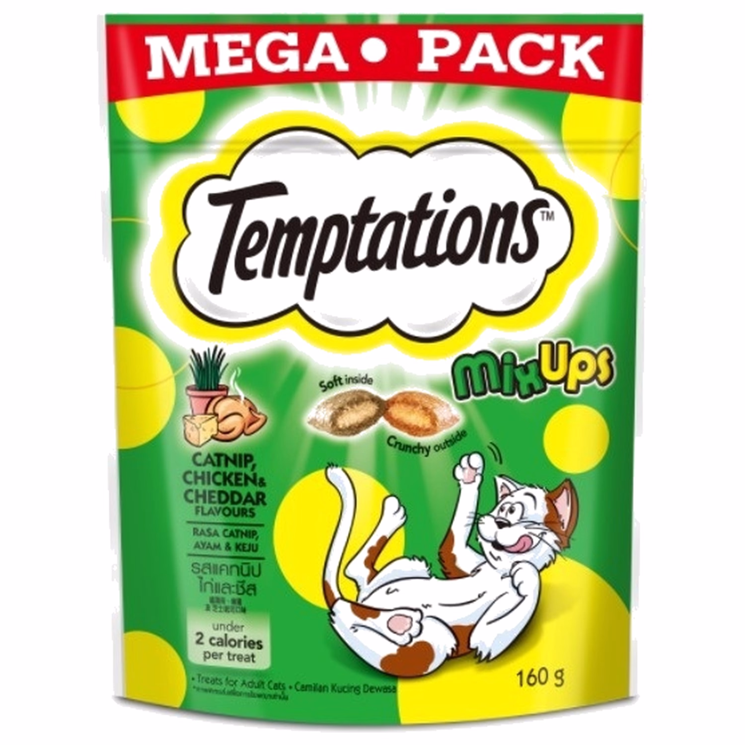 Temptations 超量裝 貓小食 - 雞貓草芝士三重奏 160g