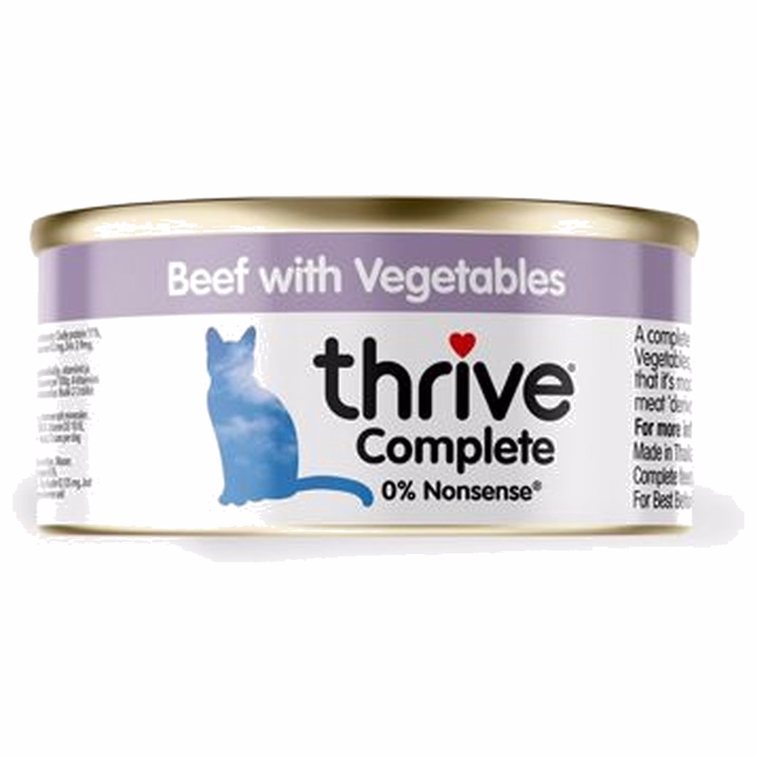 Thrive Complete Cat Canned Food - Beef & Vegetables 75g