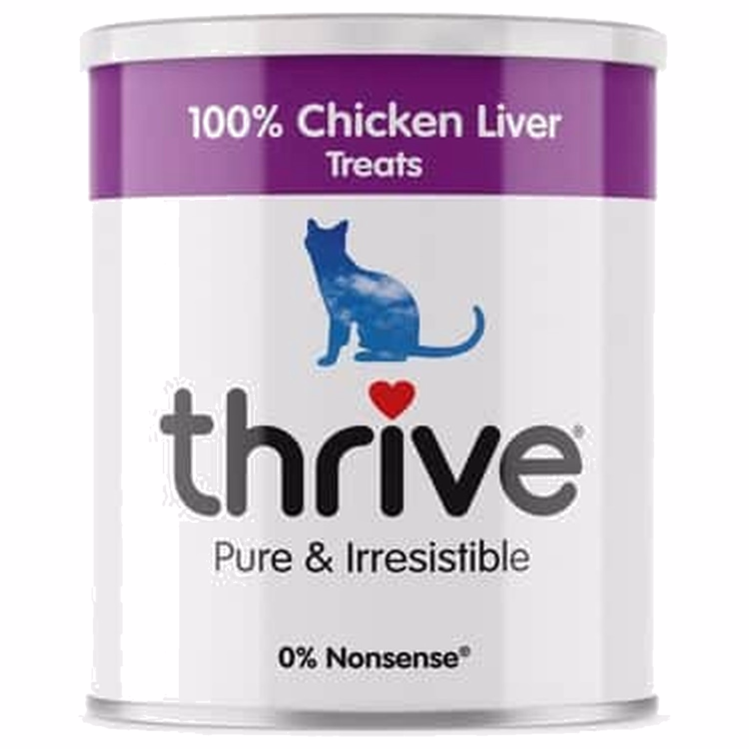 Thrive 脆樂芙凍乾脫水貓小食 - 珍寶筒裝 - 100%走地雞雞肝 135g