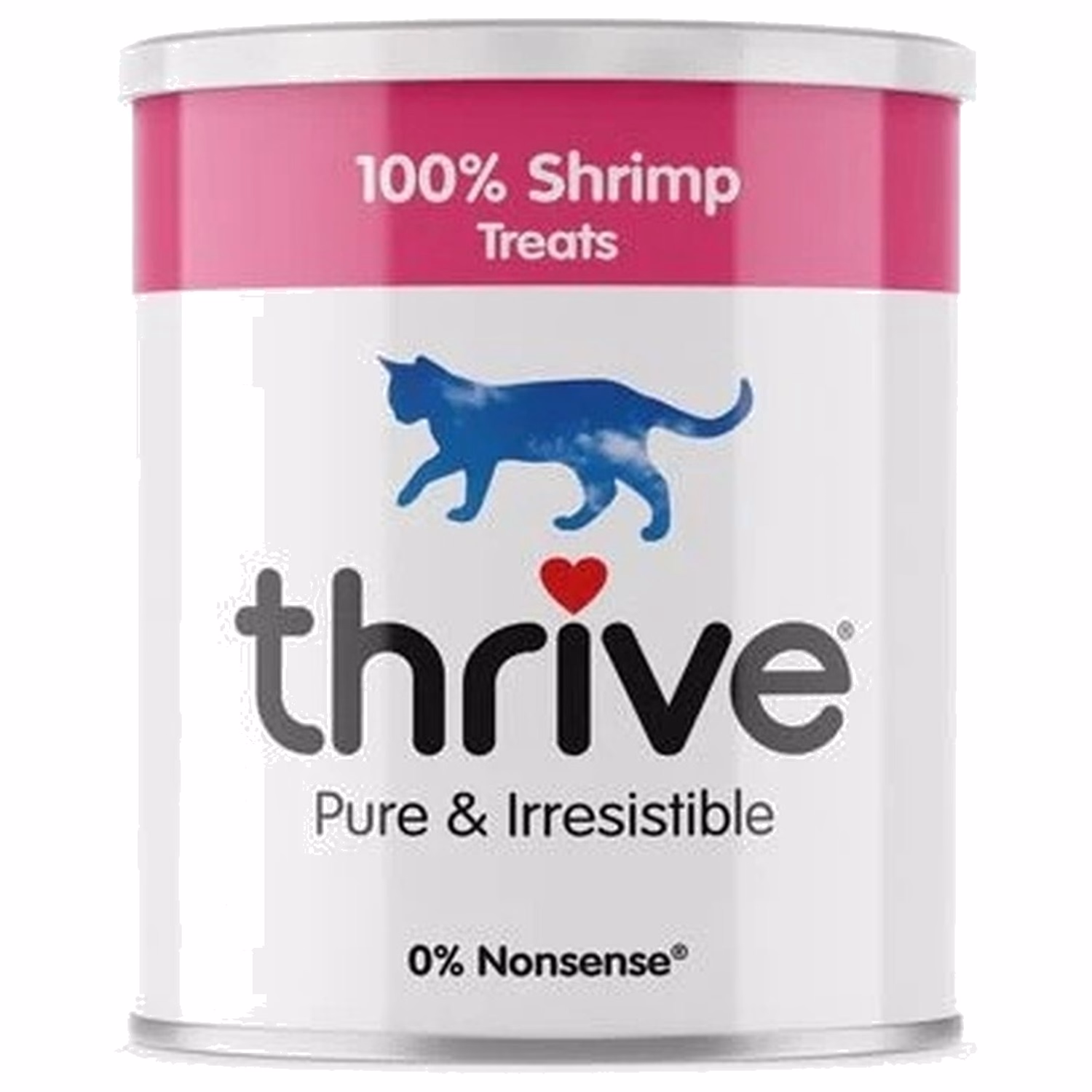 Thrive 脆樂芙凍乾脫水貓小食 - 珍寶筒裝 - 100%海蝦 110g