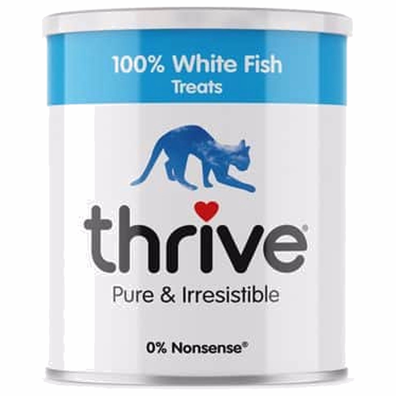Thrive 脆樂芙凍乾脫水貓小食 - 珍寶筒裝 - 100%深海白魚 110g