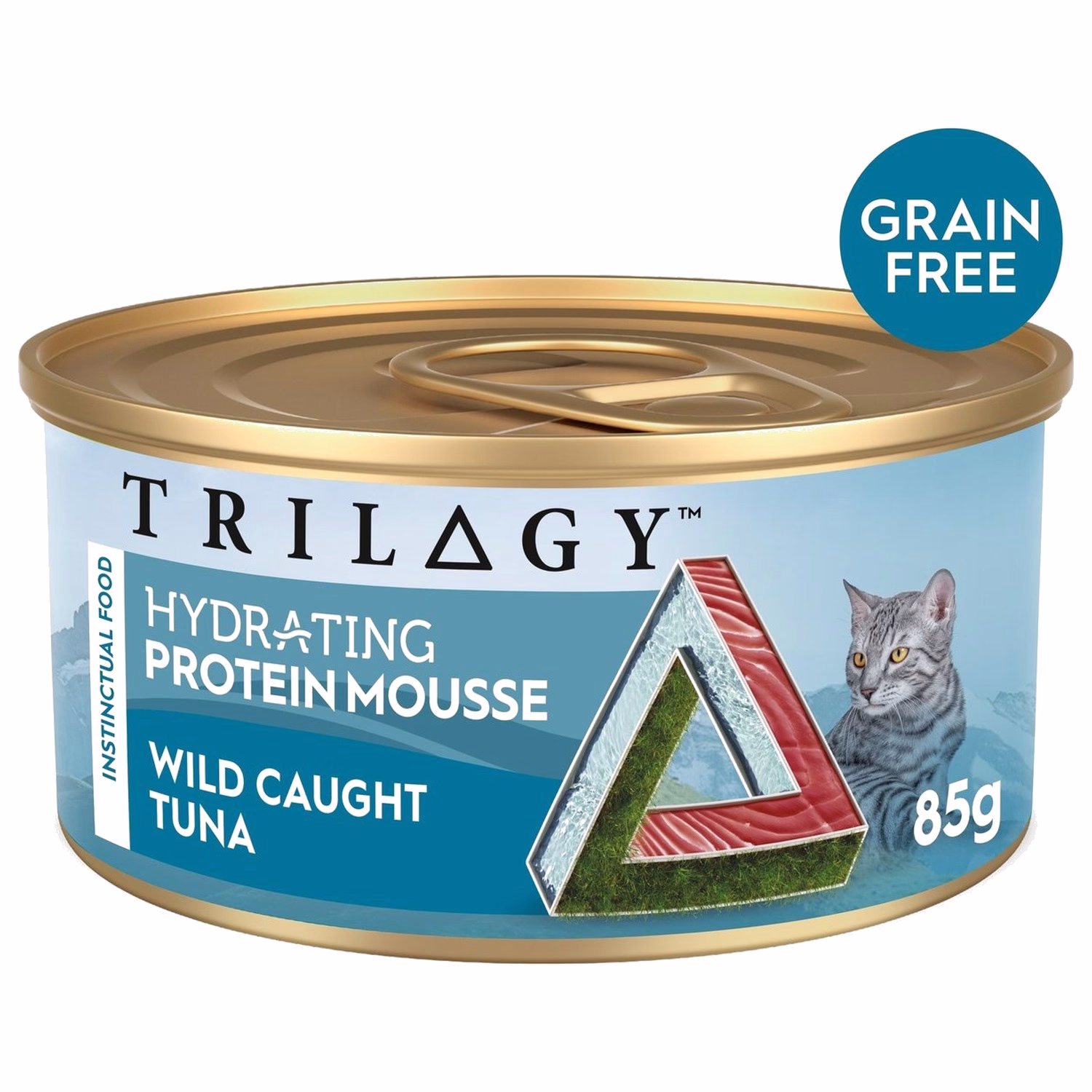 TRILOGY Cat Can - Grain Free Hydrating Protein Mousse Wild Caught Tuna 85g
