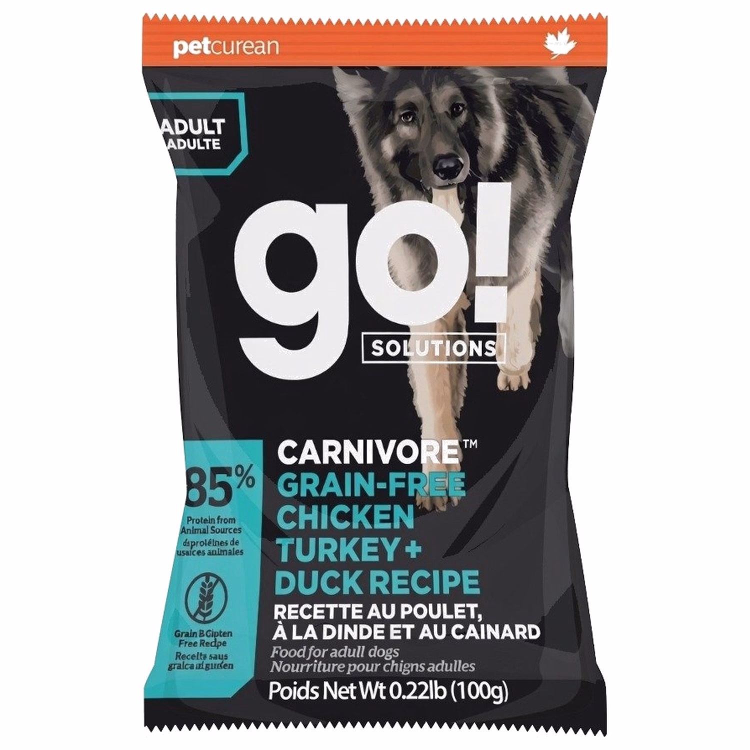 Trial Pack Go! SOLUTIONS Dog Food - Carnivore - Grain Free Chicken, Turkey & Duck