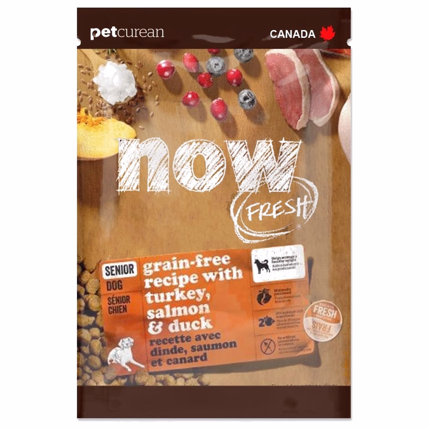 試食裝 NOW Fresh 無榖物狗乾糧 - 老年犬配方