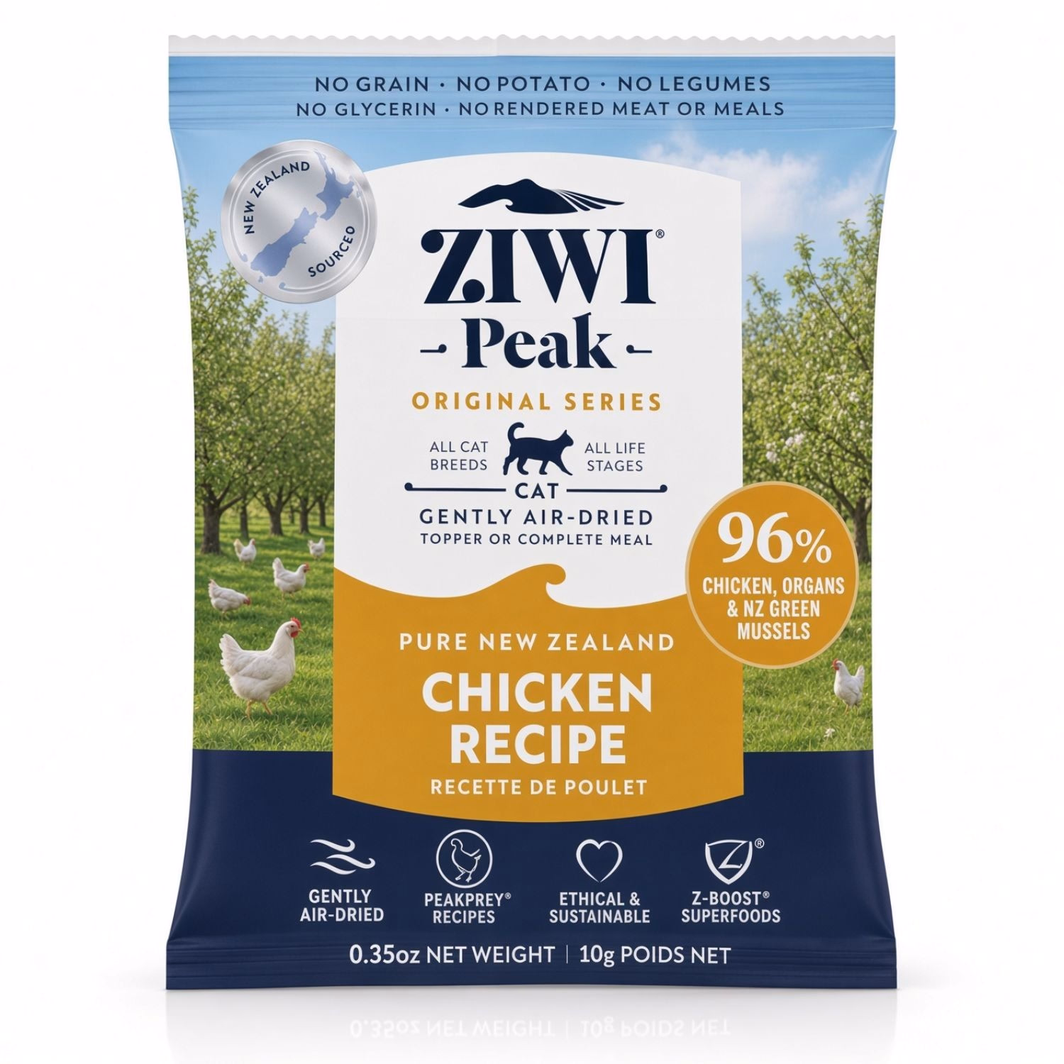 Trial Pack Ziwipeak Cat Food - Air Dried - Grain Free Chicken