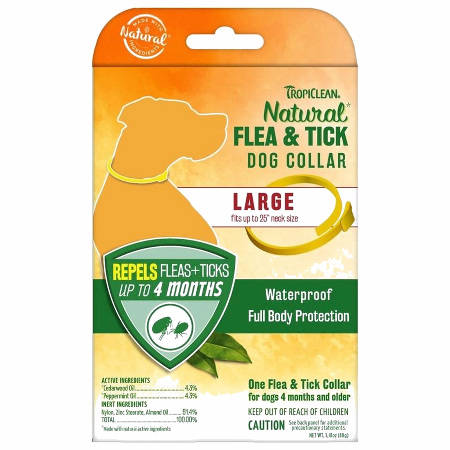 Tropiclean Flea & Tick Repellent Collar for Large Dogs 25 inch