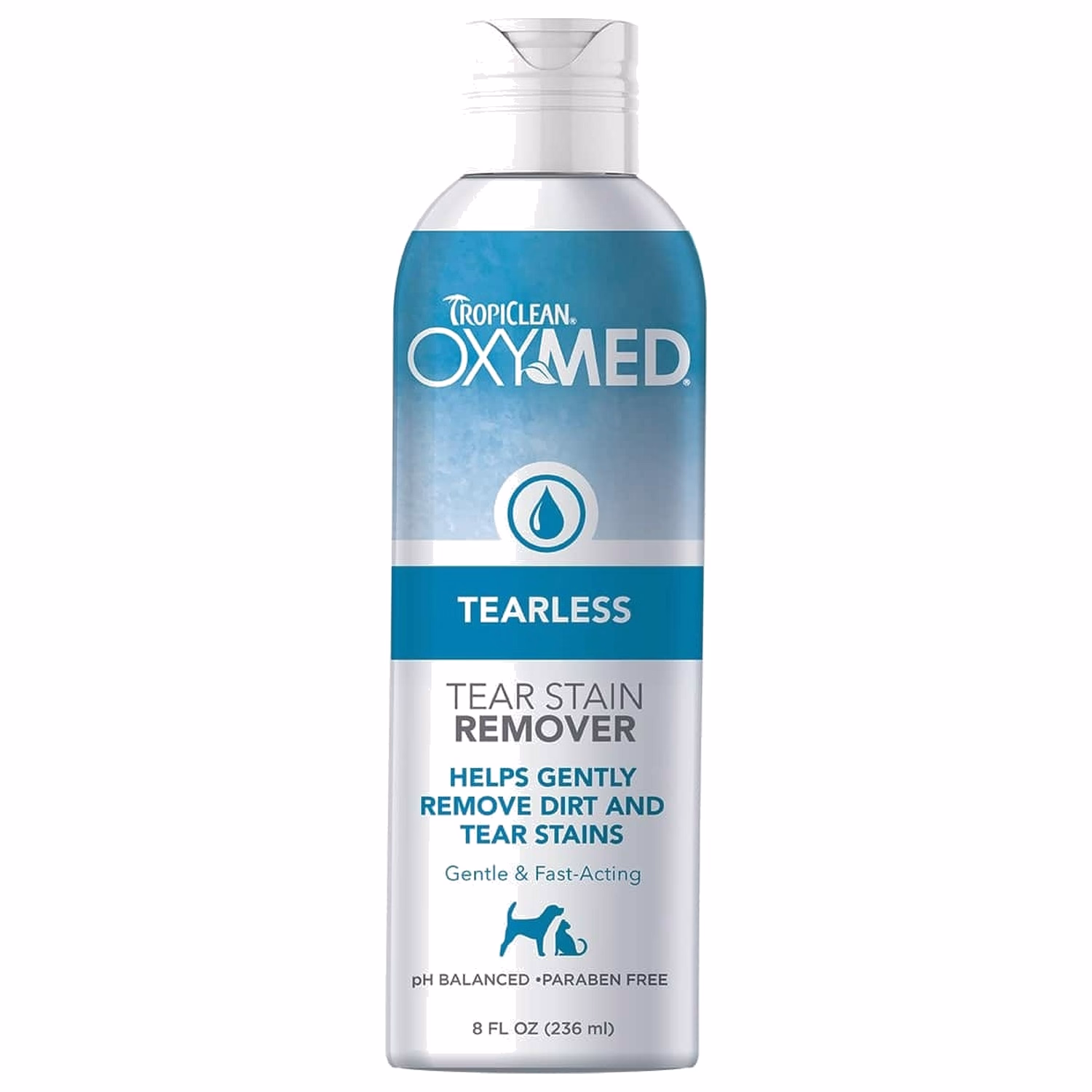Tropiclean Oxymed Tear Stain Remover for Dogs and Cats 8oz