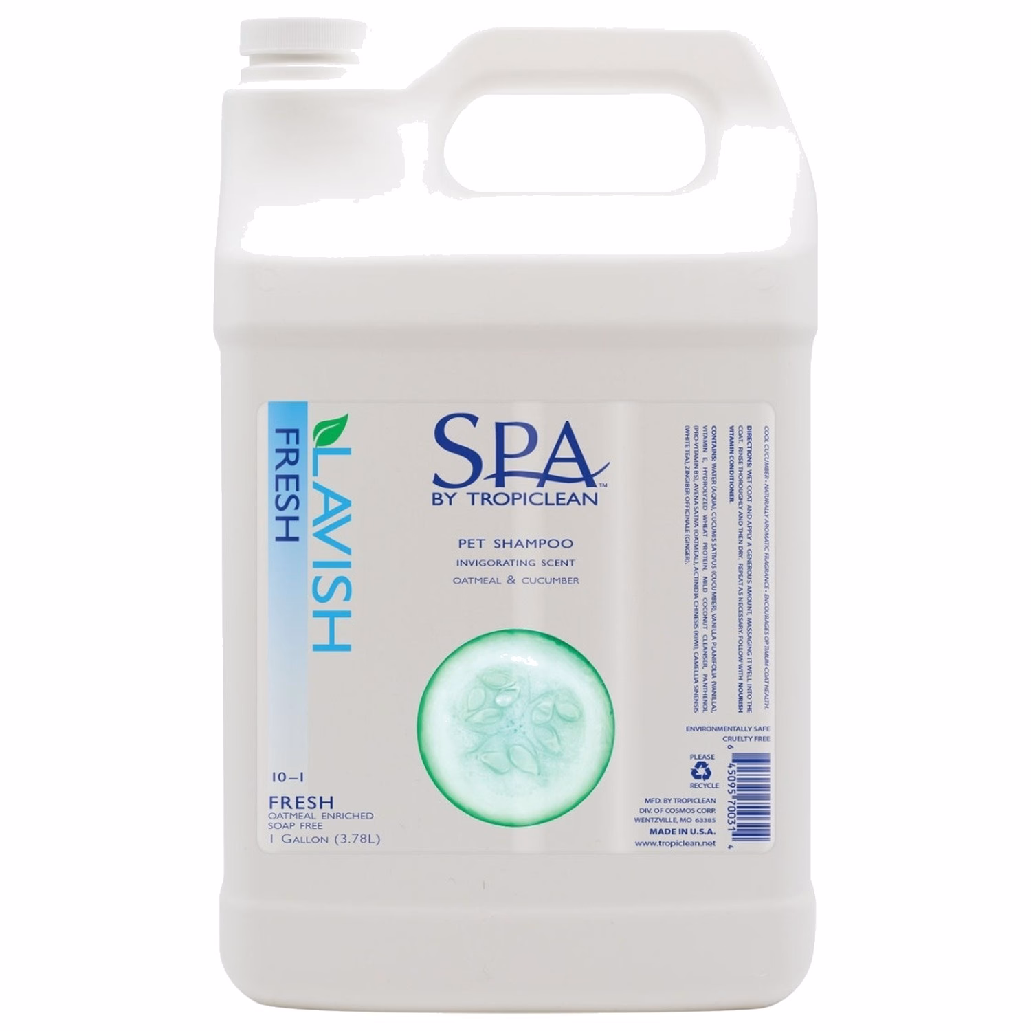 Tropiclean Spa Lavish Pet Shampoo - Fresh 3.78L