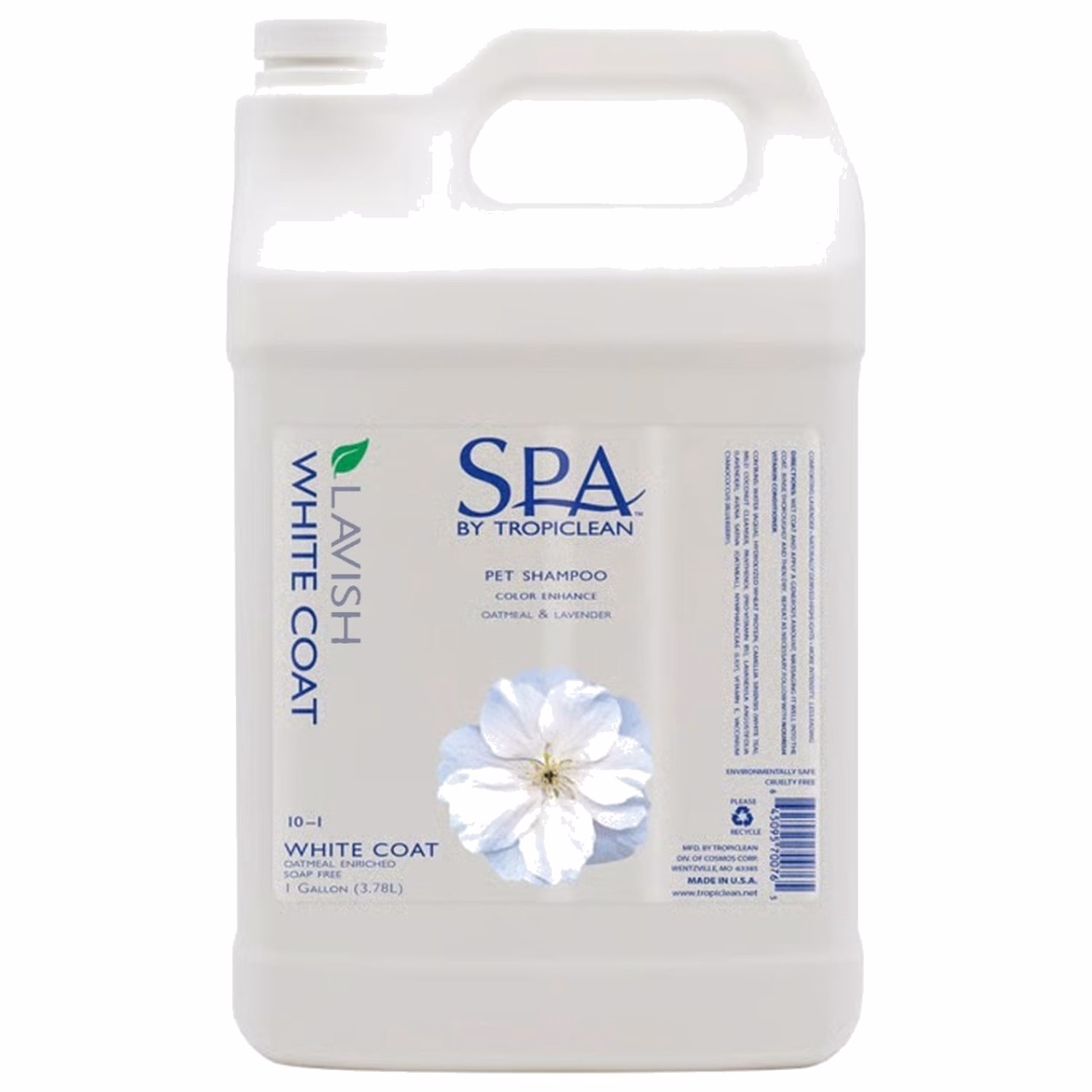 Tropiclean Spa Lavish Pet Shampoo - White Coat 3.78L
