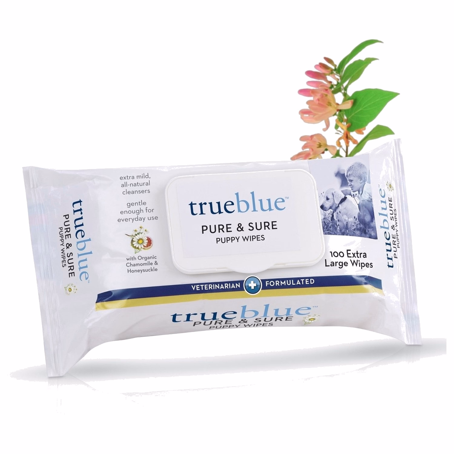 TrueBlue Pure and Sure Puppy Wipes 100ct