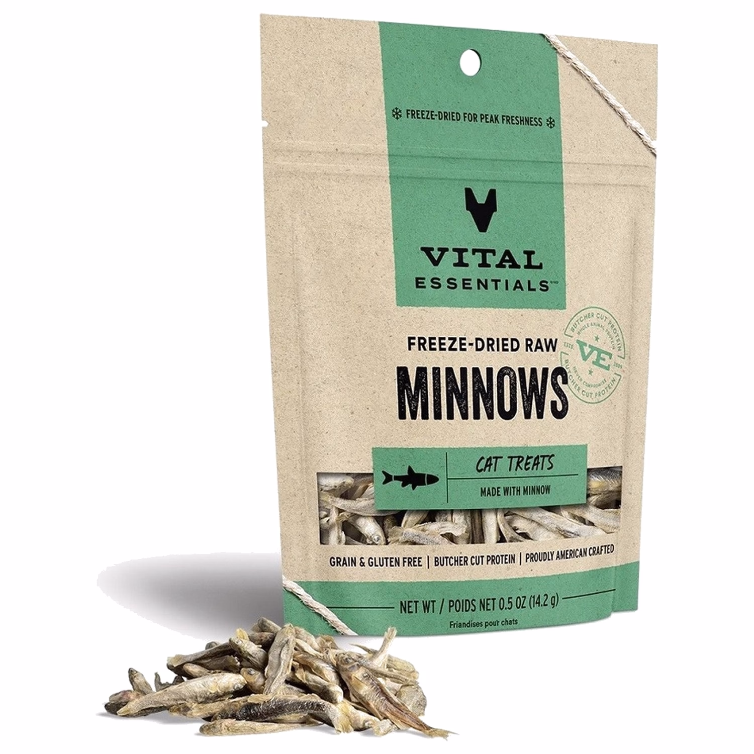 Vital Essentials 美國凍乾貓小食 - 小魚 0.5oz