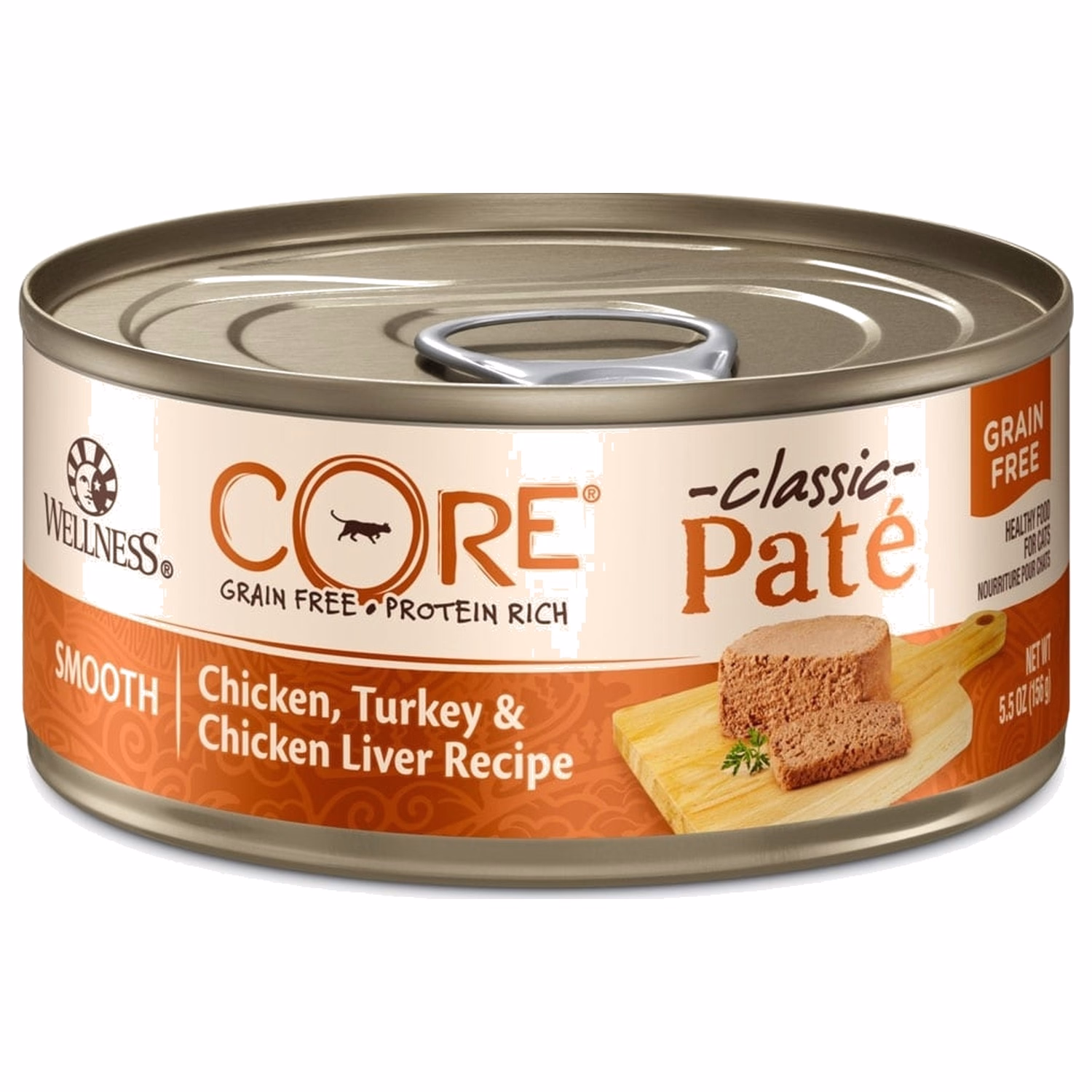 Wellness Cat Can - CORE Pâté - Chicken Turkey & Chicken Liver 5.5oz
