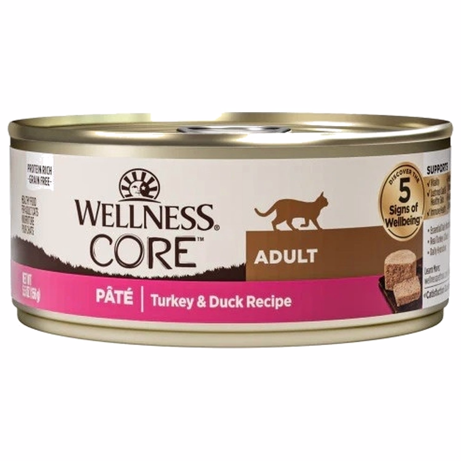 Wellness Cat Can - CORE Pâté - Turkey & Duck 5.5oz