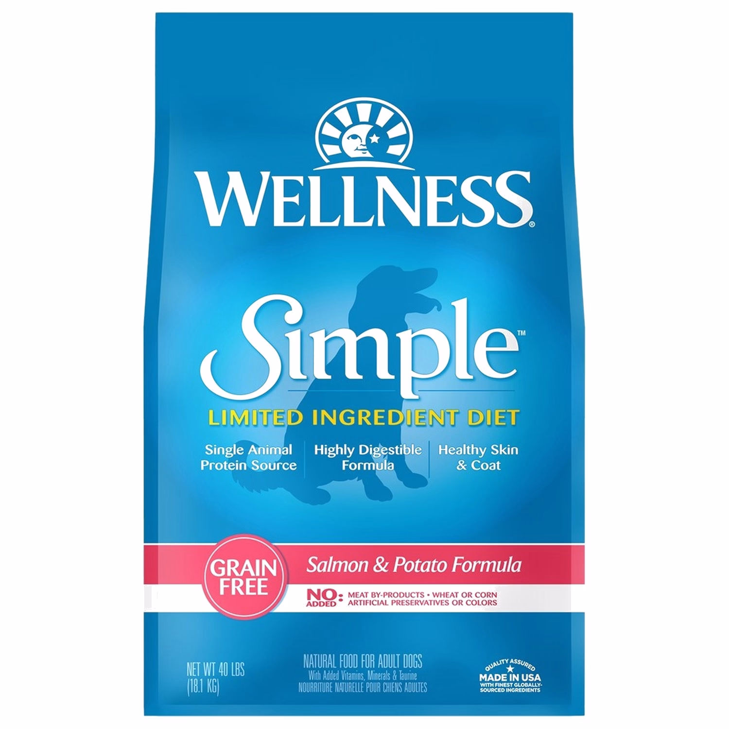 Wellness Simple 無穀物防敏感狗乾糧 - 三文魚配方
