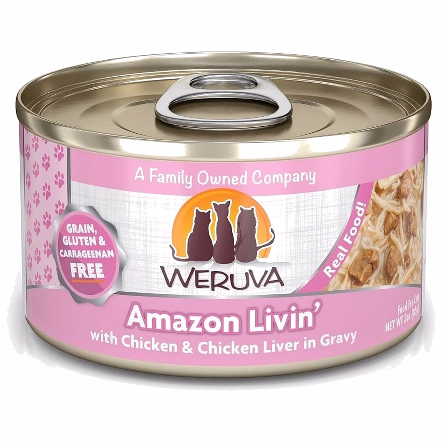 Weruva Cat Can - Amazon Livin - Chicken & Liver in Gravy