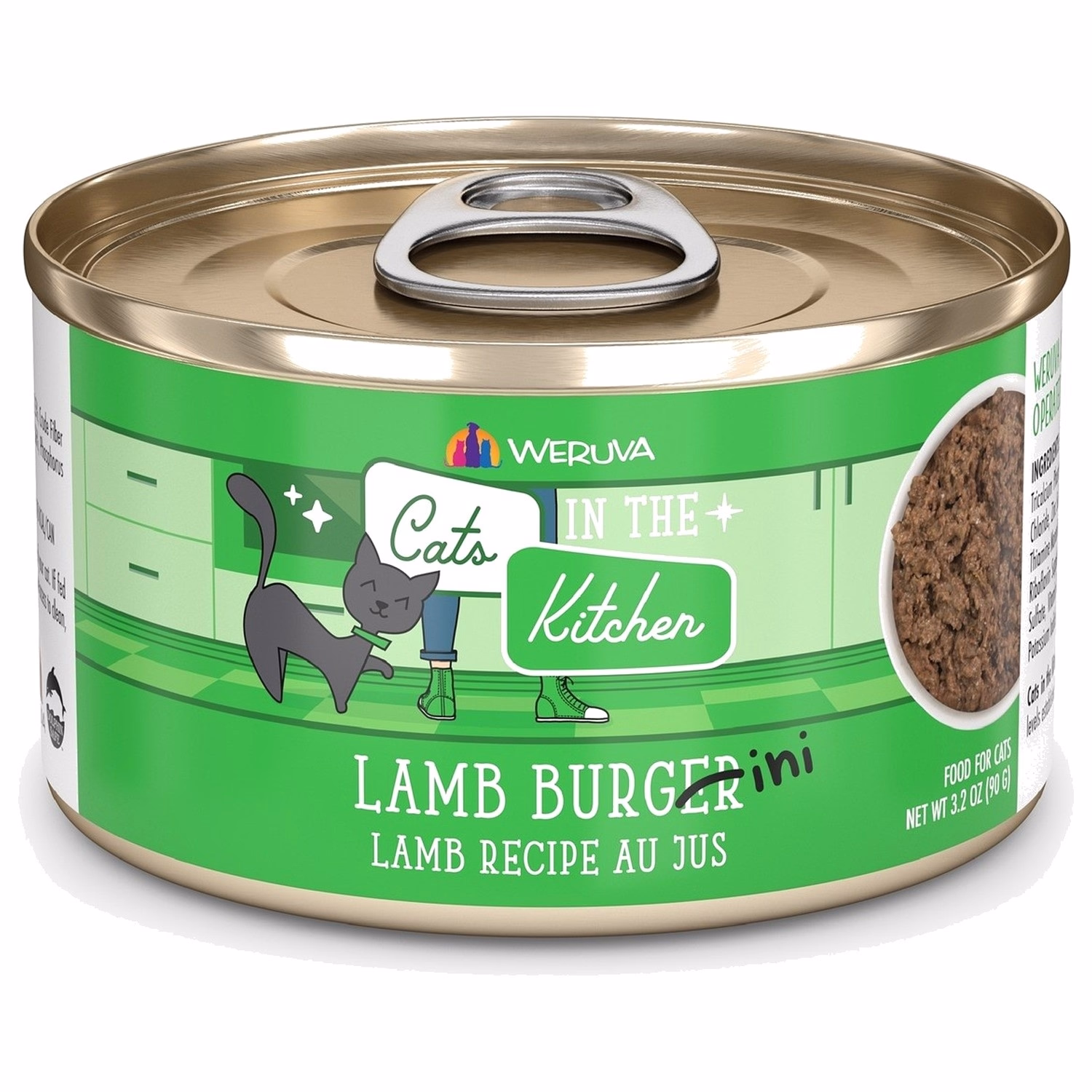 Weruva Cat Can - Cats in the Kitchen - Lamb Burgini