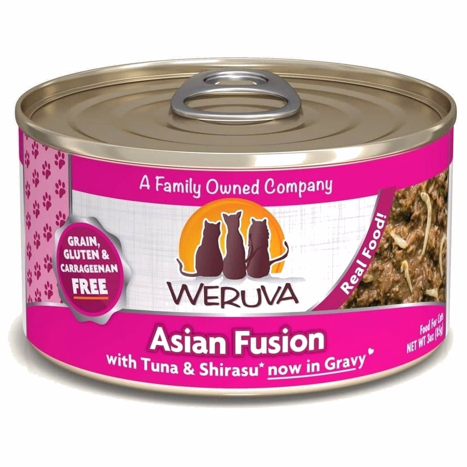 Weruva Cat Can - Asian Fusion - Tuna & Shirasu in Gravy