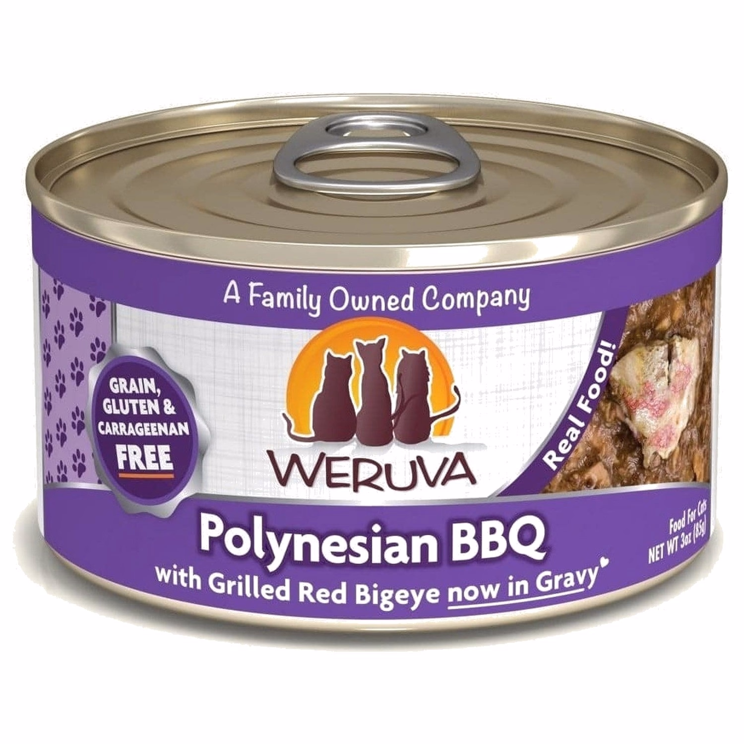Weruva Cat Can - Polynesian BBQ - Grilled Red Bigeye in Gravy