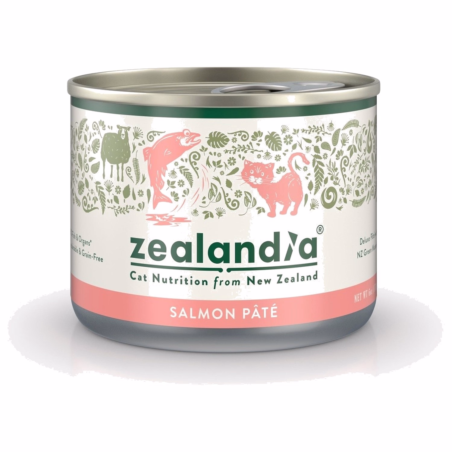 Zealandia 狂野主廚 貓濕糧 - 三文魚肉醬 170g