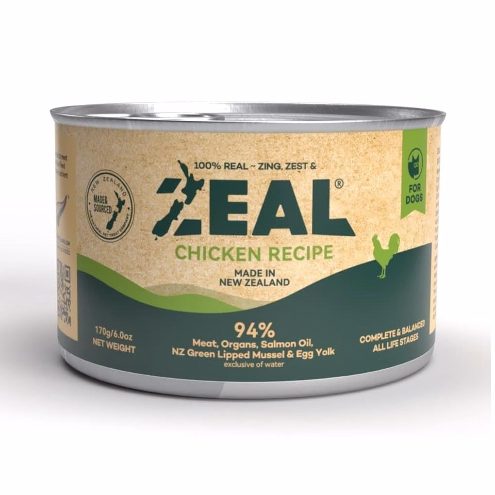 Zeal 紐西蘭狗罐頭 - 無穀物雞肉配方 170g