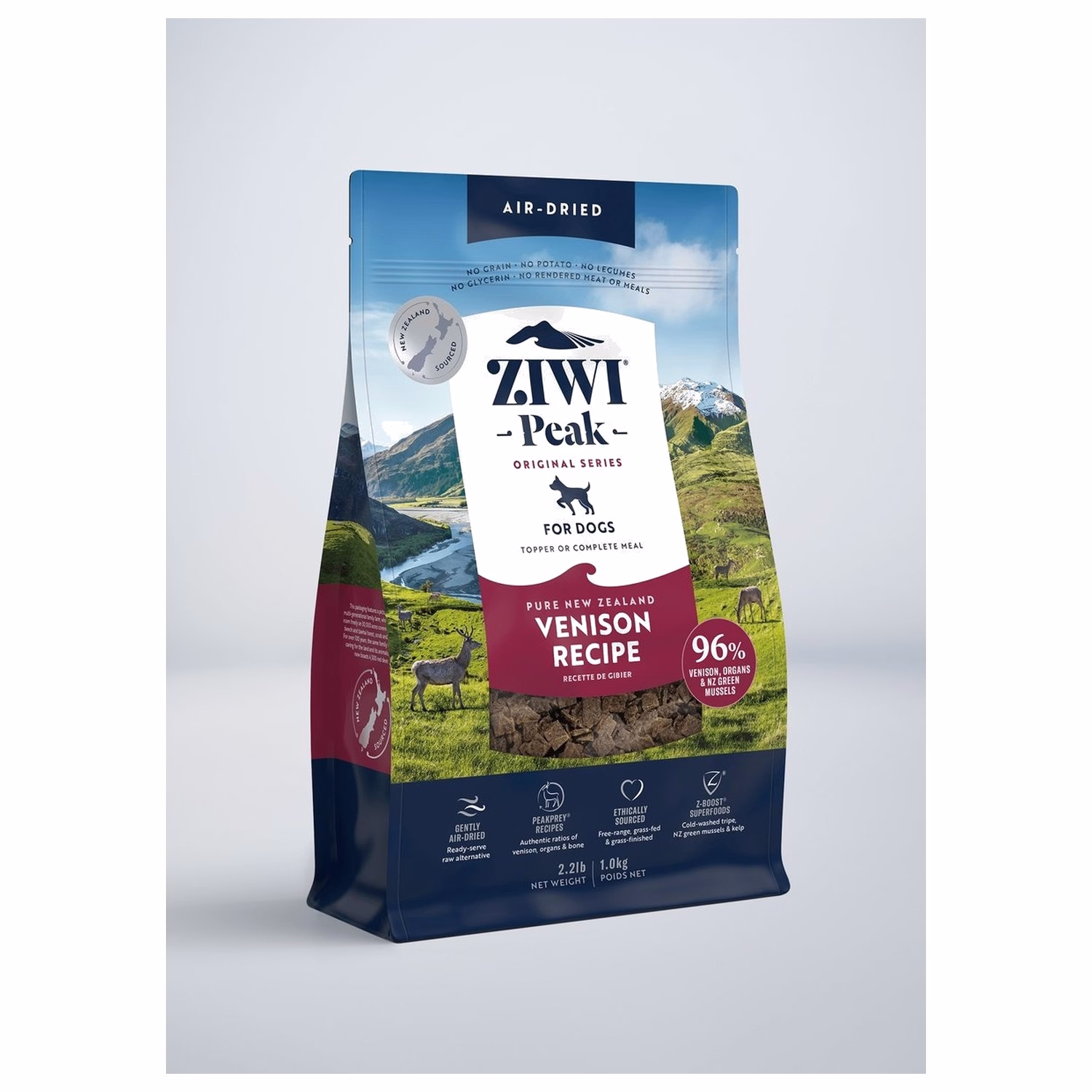 Ziwipeak Dog Food - Air Dried - Grain Free Venison Recipe