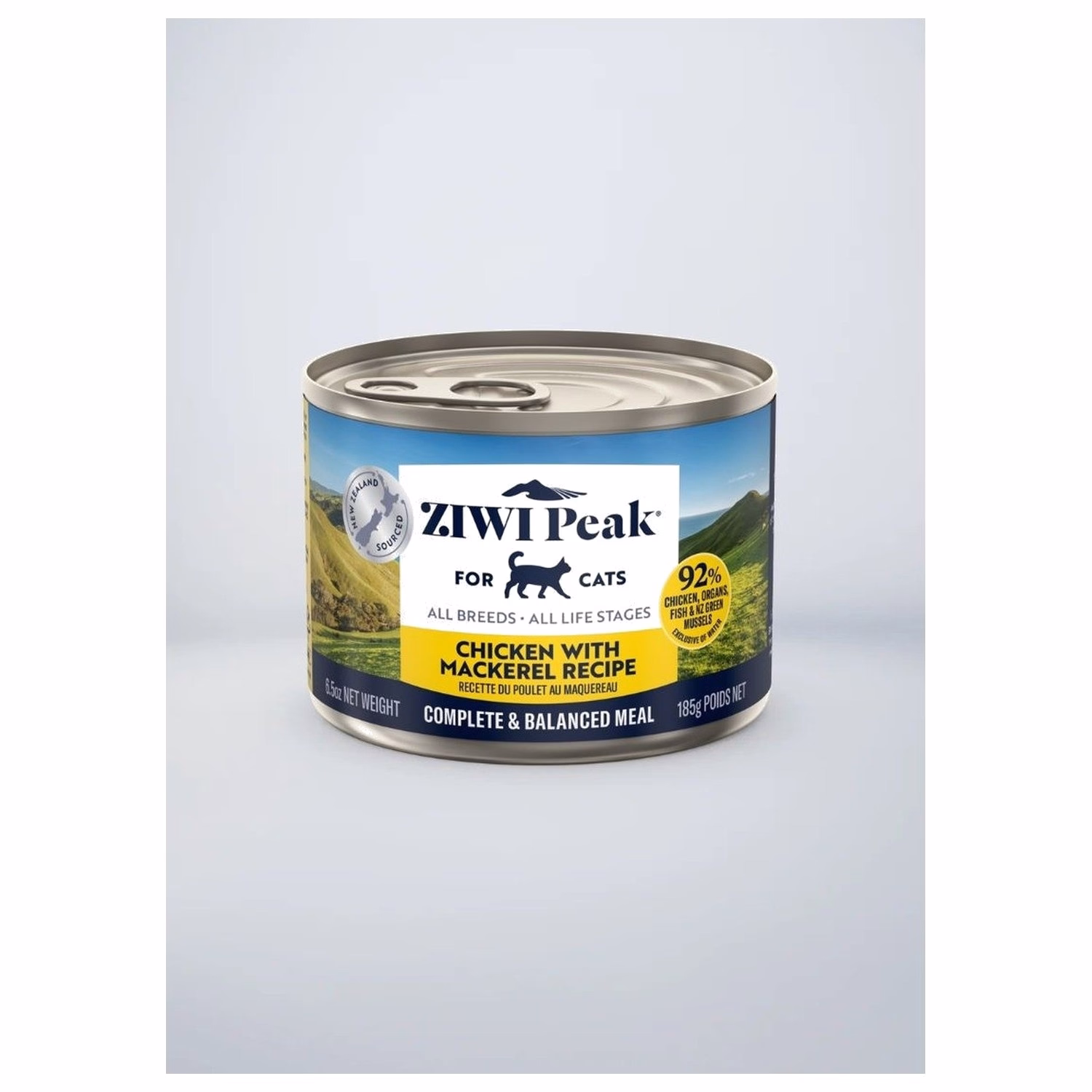 Ziwipeak Cat Can Food - Grain Free Chicken with Mackerel