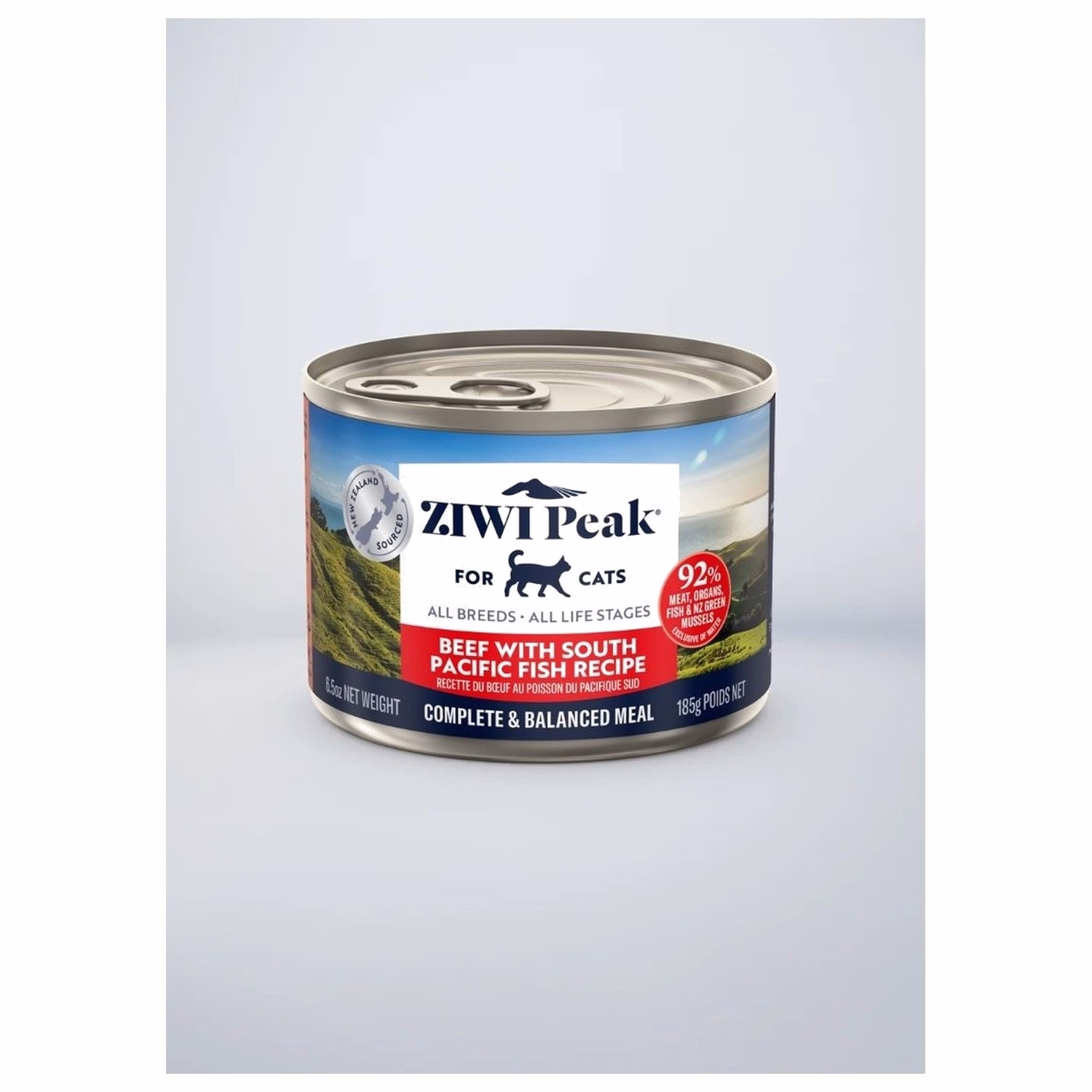 Ziwipeak Cat Can Food - Grain Free Beef with South Pacific Fish