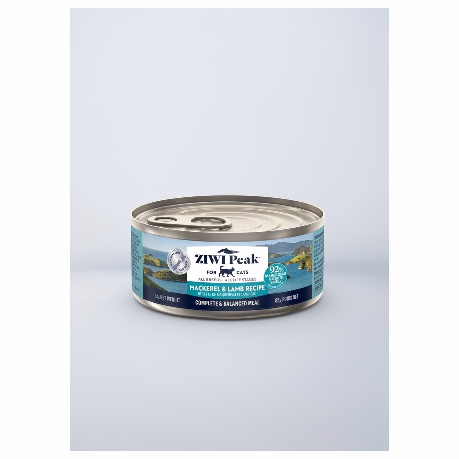 Ziwipeak Cat Can Food - Grain Free Mackerel & Lamb