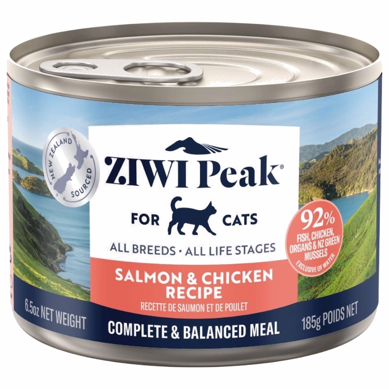 Ziwipeak Cat Can Food - Grain Free Salmon & Chicken