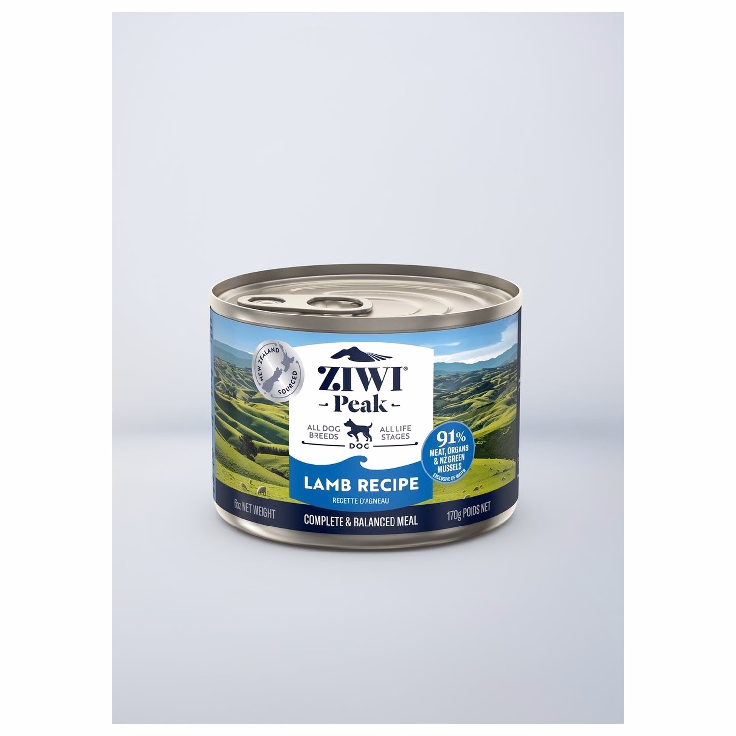 Ziwipeak Dog Can Food - Grain Free Lamb 170g