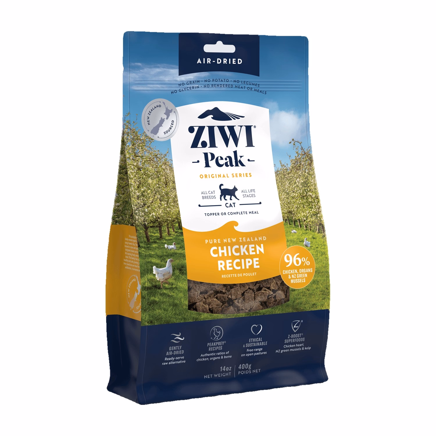 Ziwipeak Cat Food - Air Dried - Grain Free Chicken Recipe