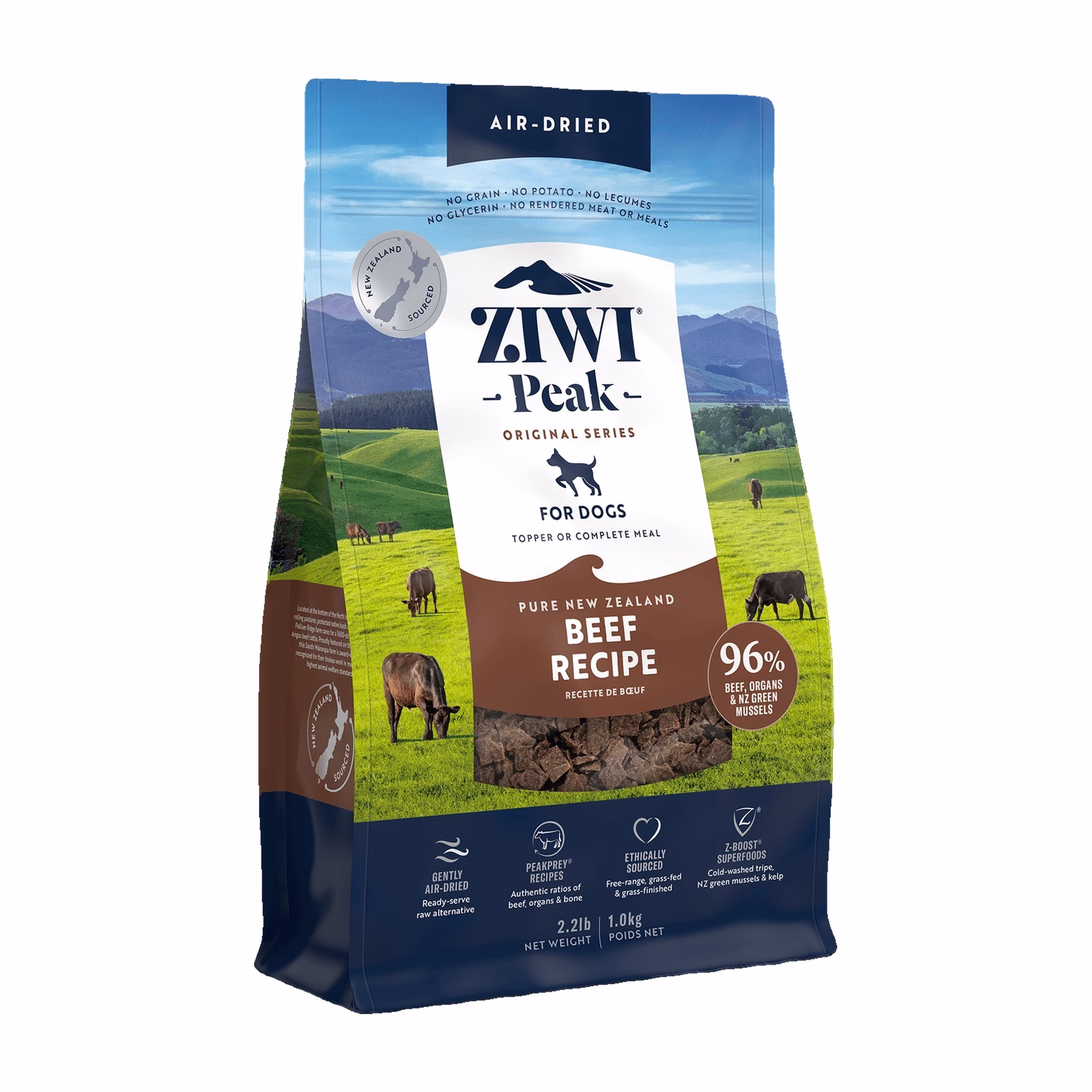 Ziwipeak Dog Food - Air Dried - Grain Free Beef Recipe