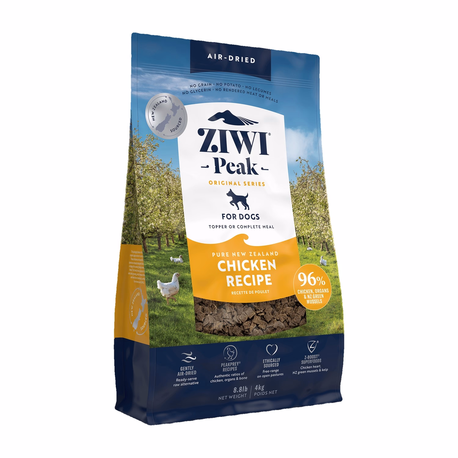 Ziwipeak Dog Food - Air Dried - Grain Free Chicken 4kg - EXP 31-01-2027