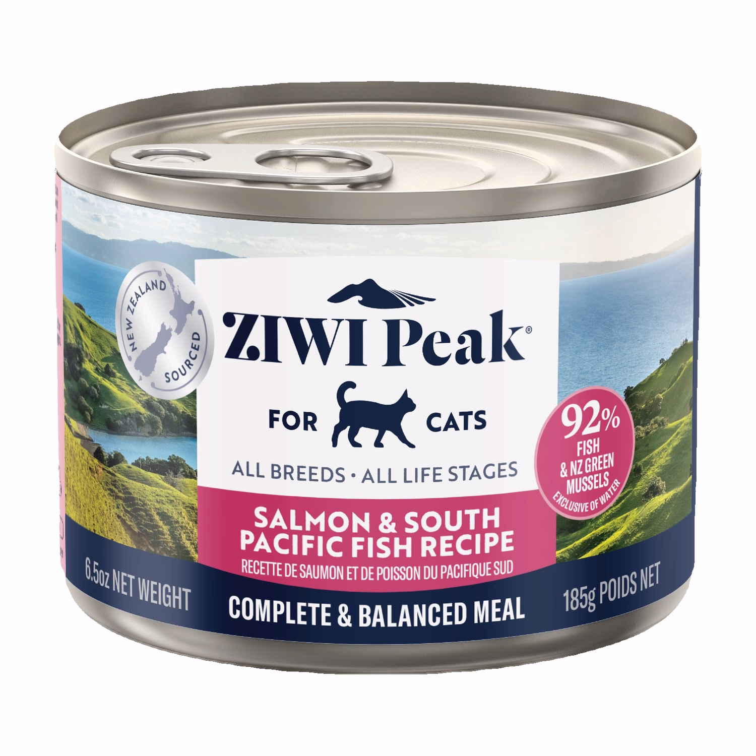 Ziwipeak Cat Can Food - Grain Free Salmon & South Pacific Fish