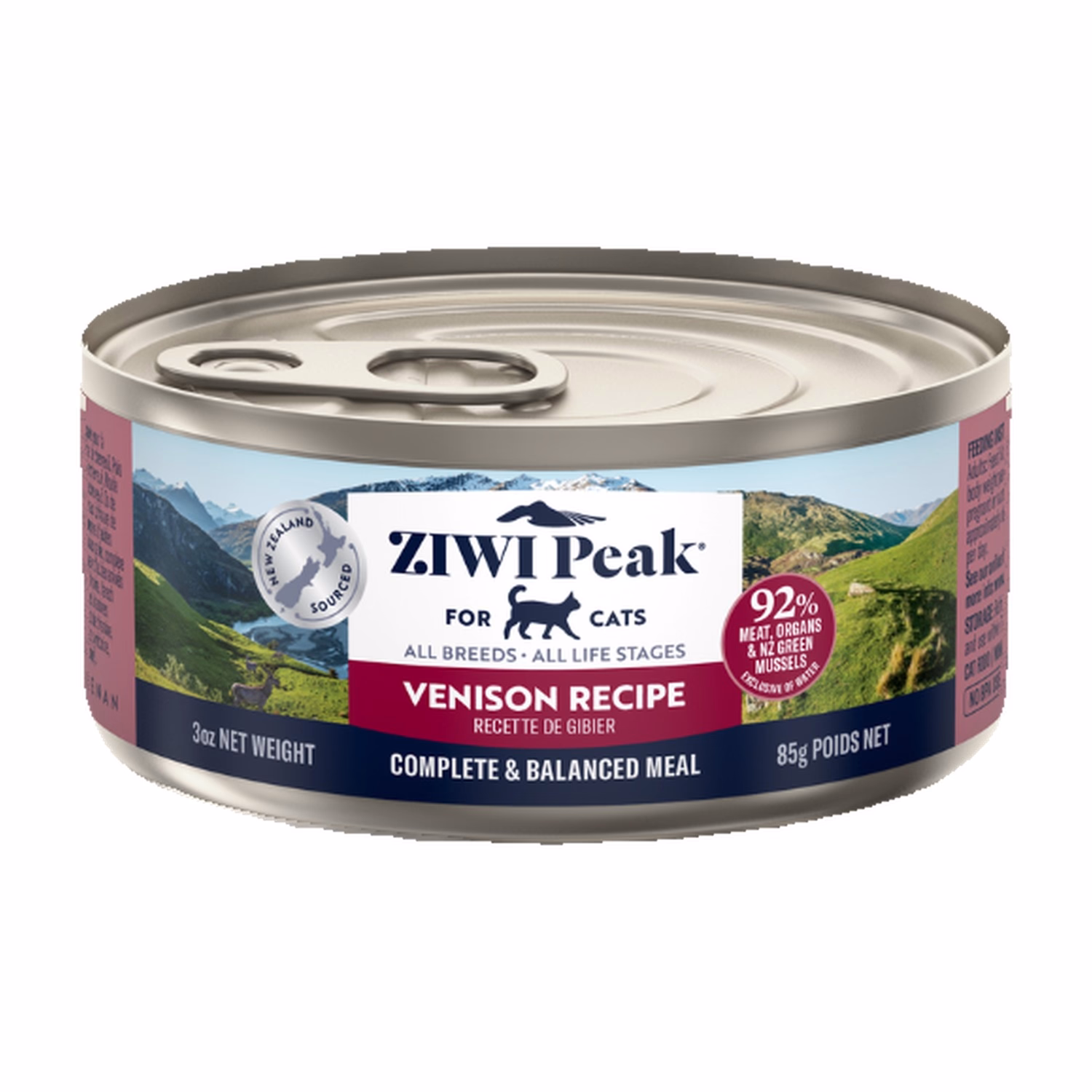 Ziwipeak Cat Can Food - Grain Free Venison