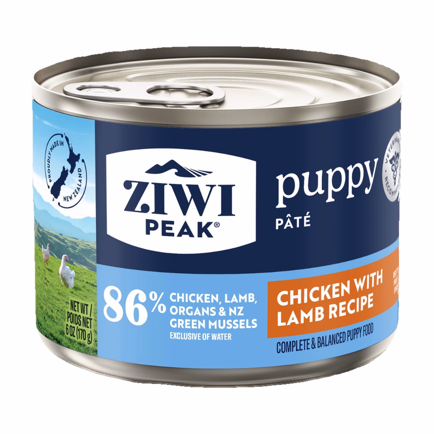 Ziwipeak Dog Can Food - Chicken with Lamb Puppy 170g