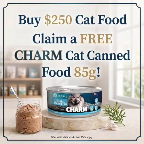 CHARM Free Cat Wet Food - Buy $250 Cat Food (EN)