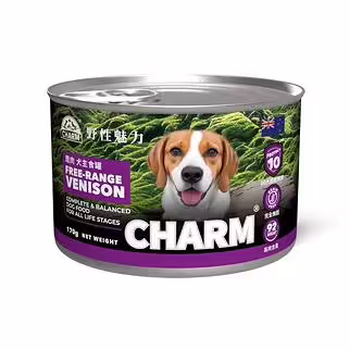 CHARM 狗主食罐頭 - 超能精華 無穀物放牧鹿配方